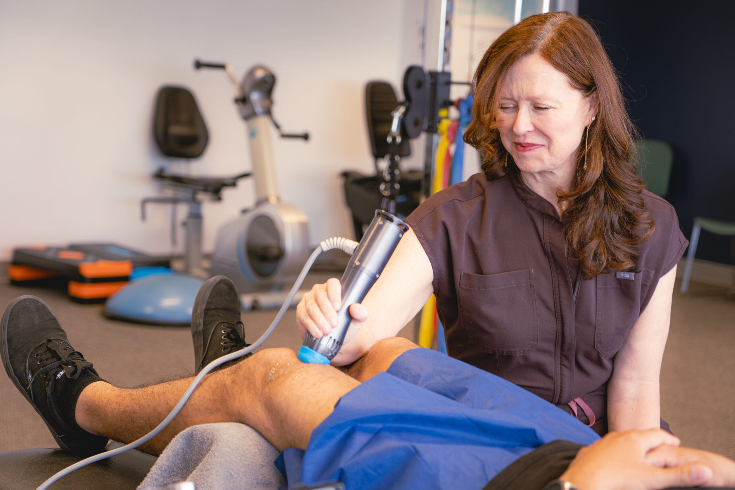 Dr. Karen Knight treating patient